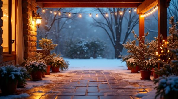 Fermer une terrasse en hiver sans perdre la lumière