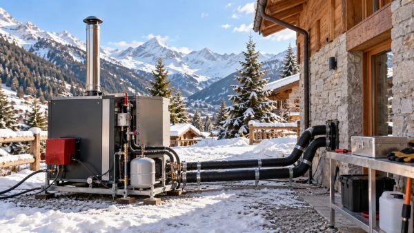 Guide essentiel pour installer une chaufferie provisoire en hiver