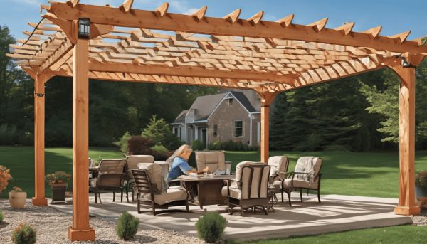 Installer facilement une pergola en kit en bois durable