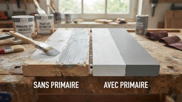 Les impacts d'un primaire sur les supports en bois