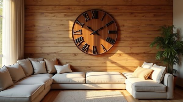 Offrez une touche élégante à votre intérieur avec une horloge murale en bois