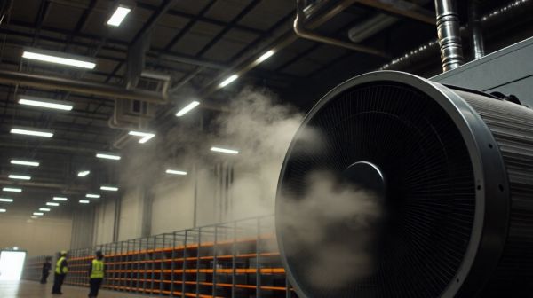 Solutions pour le chauffage d'entrepôt : éliminer la chaleur stagnante