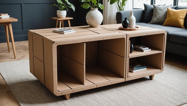 Meubles en carton écologiques et design : alliez style et durabilité