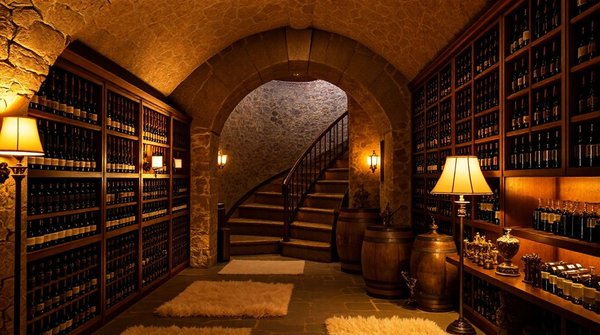 Aménagement d'une cave à vin sous escalier : idées élégantes pour votre déco